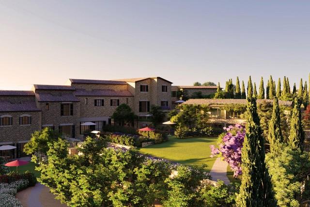 Unique development of mountain view townhouses for sale in Fornalutx, Mallorca