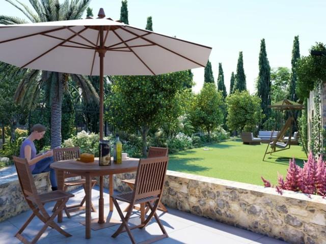 Impressive new townhouses for sale in the village Fornalutx, Mallorca
