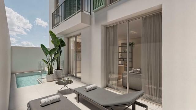 Duplex penthouse with open views for sale in Portixol, Palma de Mallorca