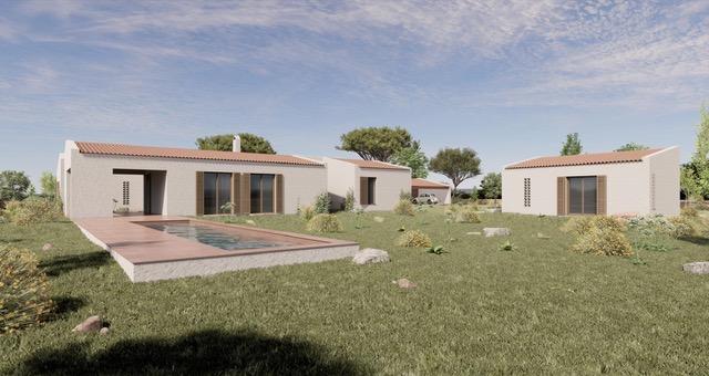 Rural plot with villa project for sale in Ses Salines, Mallorca south