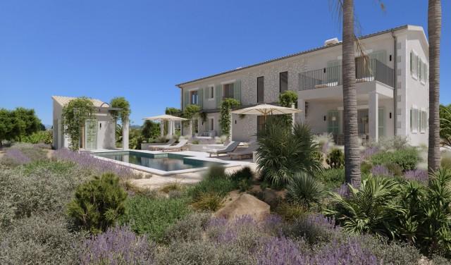 Newly built finca with vineyard, for sale near Binissalem, Central Mallorca