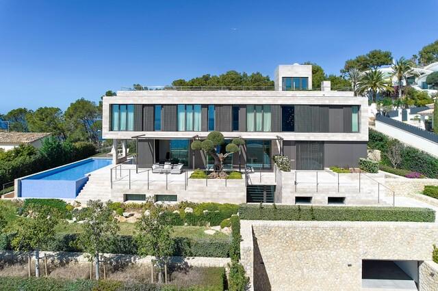 Modern villa with panoramic sea views for sale in Port d'Andratx, southwest Mallorca