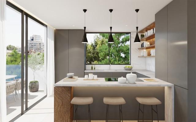 Promoción de apartamentos con piscina comunitaria, en venta en Palma, Mallorca