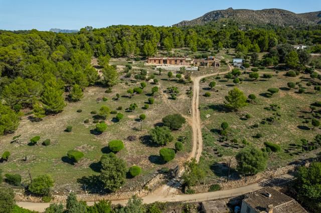 Sea view plot with unfinished house for sale in Alcudia, North Mallorca