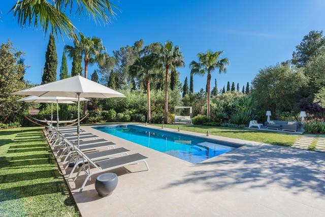 Elegante villa mediterránea en venta en La Font- Pollensa, andando al pueblo con ETV ! norte de Mallorca