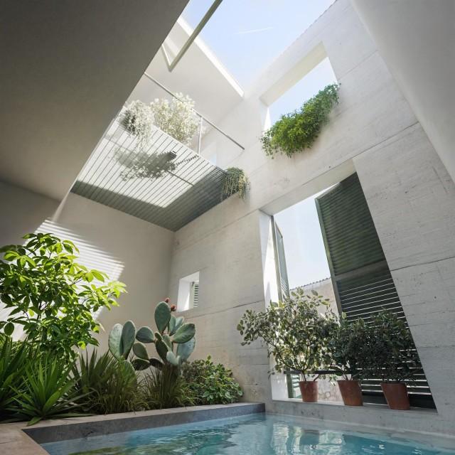 Dorfhaus mit Innenpool kaufen im Zentrum von Vallemossa, West-Mallorca