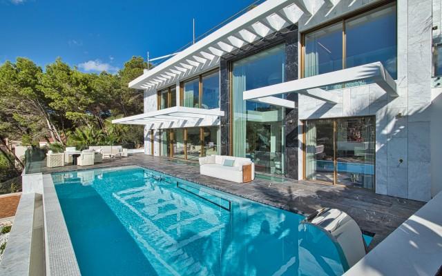 Captivating modern sea view villa for sale in Andratx, Southwest Mallorca