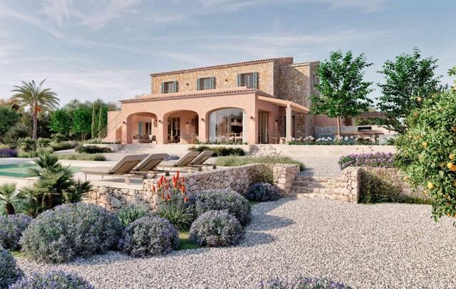 Finca to be finished for sale close to Cala Llombards, Southeast Mallorca