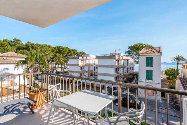 Ático con Vistas al Mar en Venta en Puerto Pollensa, Norte de Mallorca