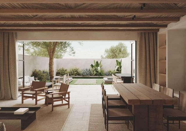 Luxury new-build townhouse development with private pool for sale in desirable El Molinar, Palma, Mallorca