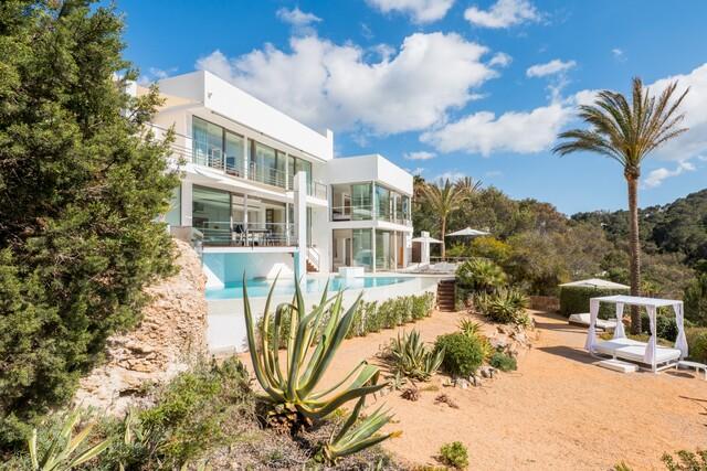 Luxury coastal villa with holiday licence for sale in Cala Vadella, Ibiza
