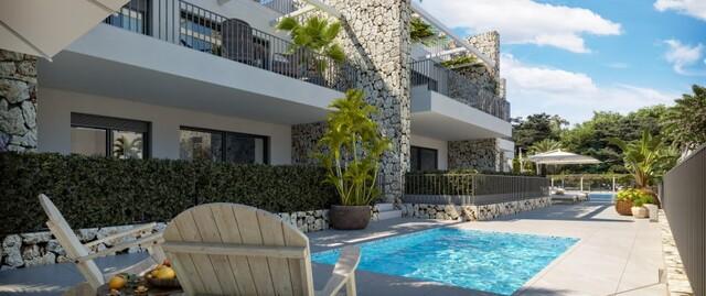 Apartamentos modernos con vistas al mar en venta en Sant Elm, suroeste de Mallorca