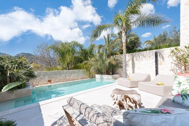 Newly built town house with stunning views for sale in Campanet, North Mallorca