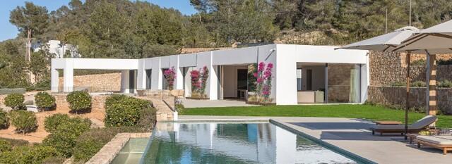 Prestigiosa villa de obra nueva con vistas panorámicas en venta en San Agustín, Ibiza