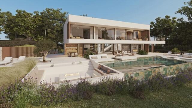 Contemporary villa for sale in the peaceful area near Bunyola, West Mallorca