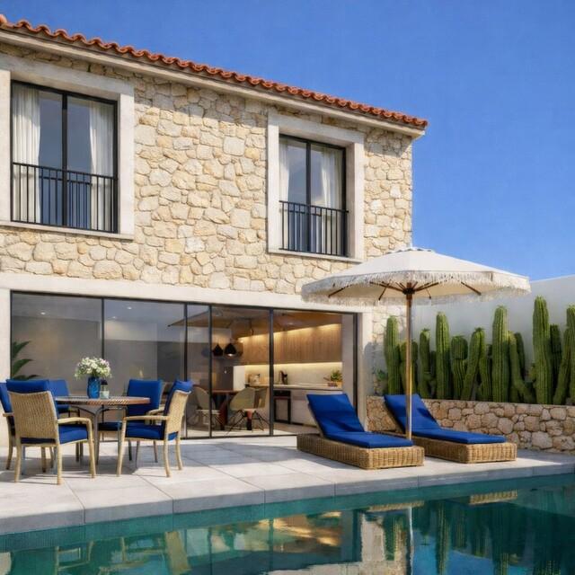 Development of 3 townhouses for sale in Pòrtol, near Palma, Mallorca