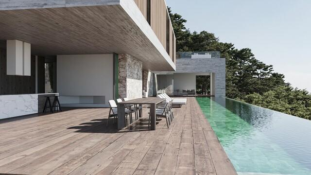 Grundstück mit Blick auf die Bucht von Palma und Villa-Bauvorhaben zu verkaufen in Palma, Mallorca
