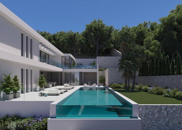 Proyecto de Villa de Lujo con Licencia en Venta en Son Vida, Suroeste de Mallorca