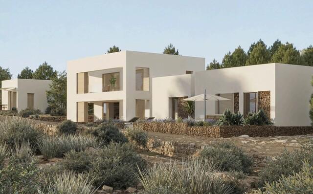 Terreno en venta con licencia para construir una villa cerca de San Rafael e Ibiza ciudad