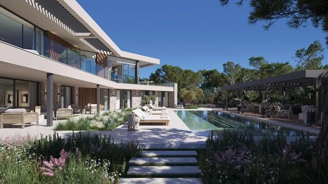 Sofisticated newly built sea view villa for sale in Nova Santa Ponsa, Southwest Mallorca