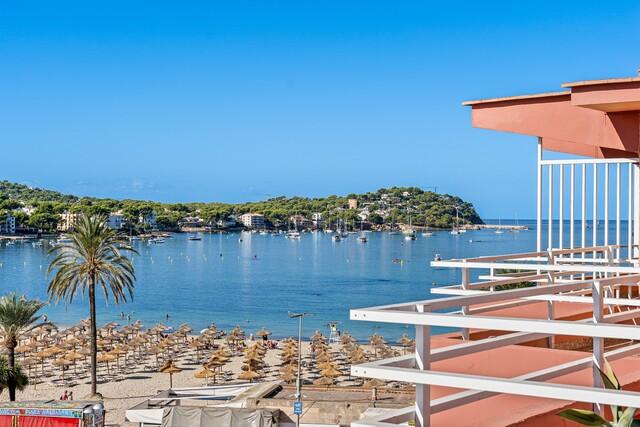 Sea view penthouse to renovate for sale in Santa Ponsa, Southwest Mallorca