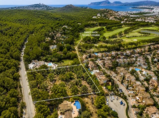 Golf-Side Investment Plot for Sale in Santa Ponsa, Southwest Mallorca