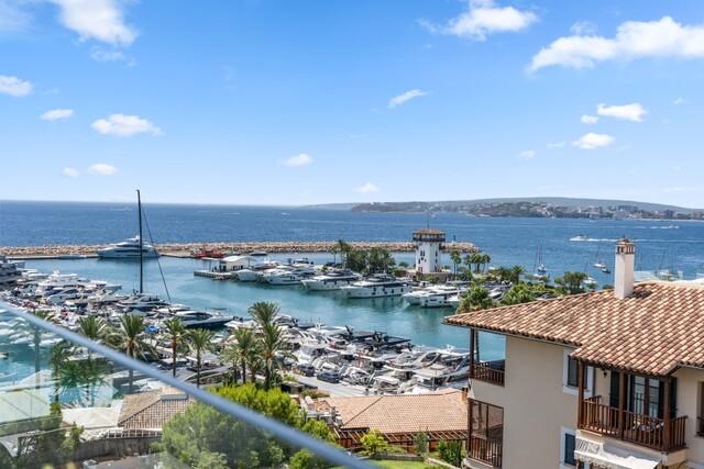 Meerblickwohnung in erster Meereslinie in Portals Nous, Mallorca