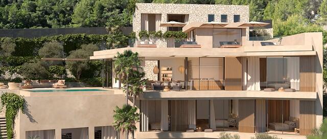 Plot with building licence with views to Palma Bay in Upper Son Vida, Mallorca 