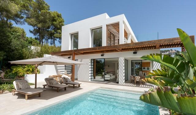 Nueva casa contemporánea en venta en la urbanización Can Furnet, Ibiza
