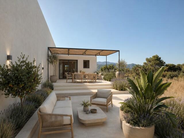 Village House with Sea Views, for Sale in Campanet, North Mallorca