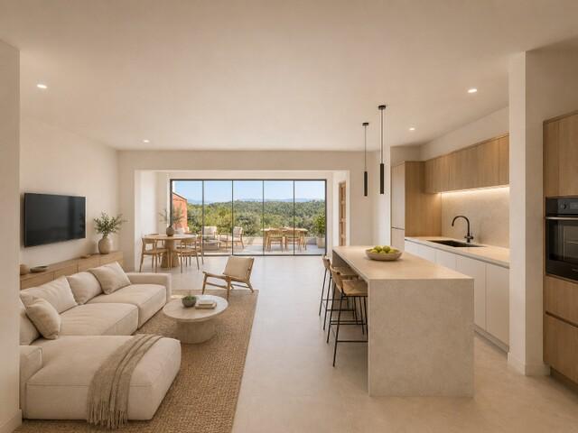Village House with Sea Views, for Sale in Campanet, North Mallorca