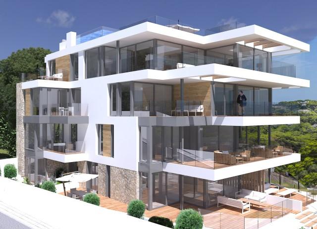 Newly built apartments with sea views for sale in Sant Agusti, Mallorca