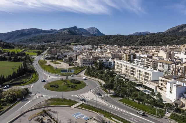 Nuevo y exclusivo apartamento con jardín en venta en Pollensa, Mallorca