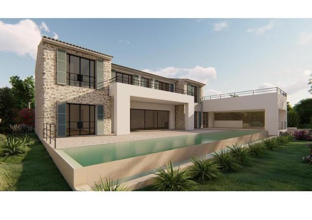 Luxurious and stylish villa for sale overlooking Port Adriano, Mallorca 