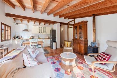 LIVING, DINING ROOM AND KITCHEN