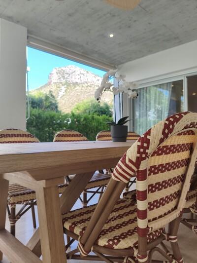 Covered terrace