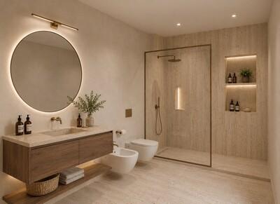 Render ba&ntilde;o planta baja