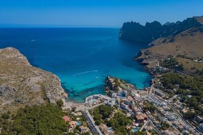 Cala San Vicente Aerial