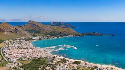 New Puerto Pollensa Aerial