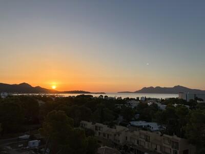 Sunrise from terrace