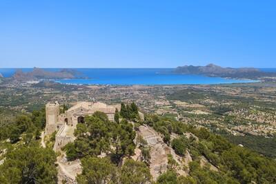 Aerial of Puig de Maria