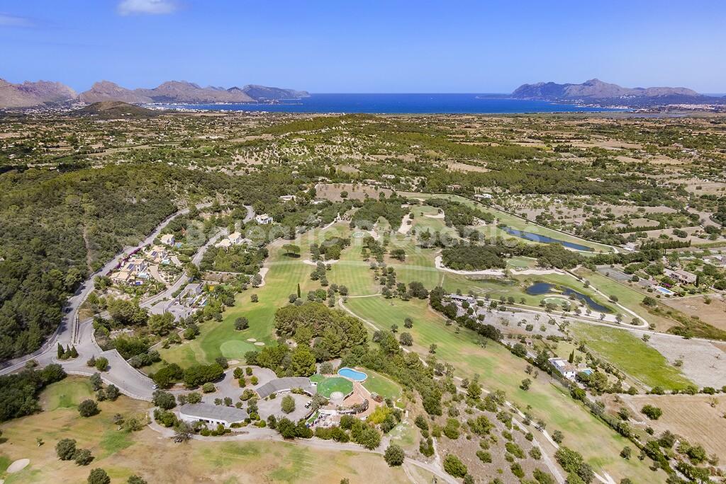 Lovely residential plots for sale in Pollensa Golf, Mallorca
