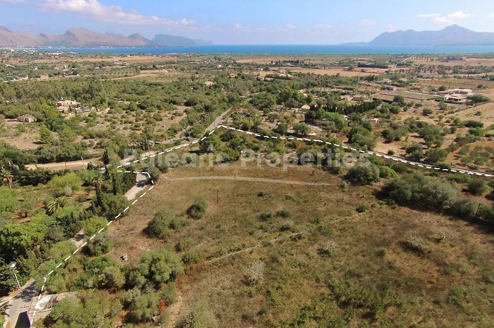 Rustic plot for sale near Pollensa, Mallorca. Building License to be granted soon