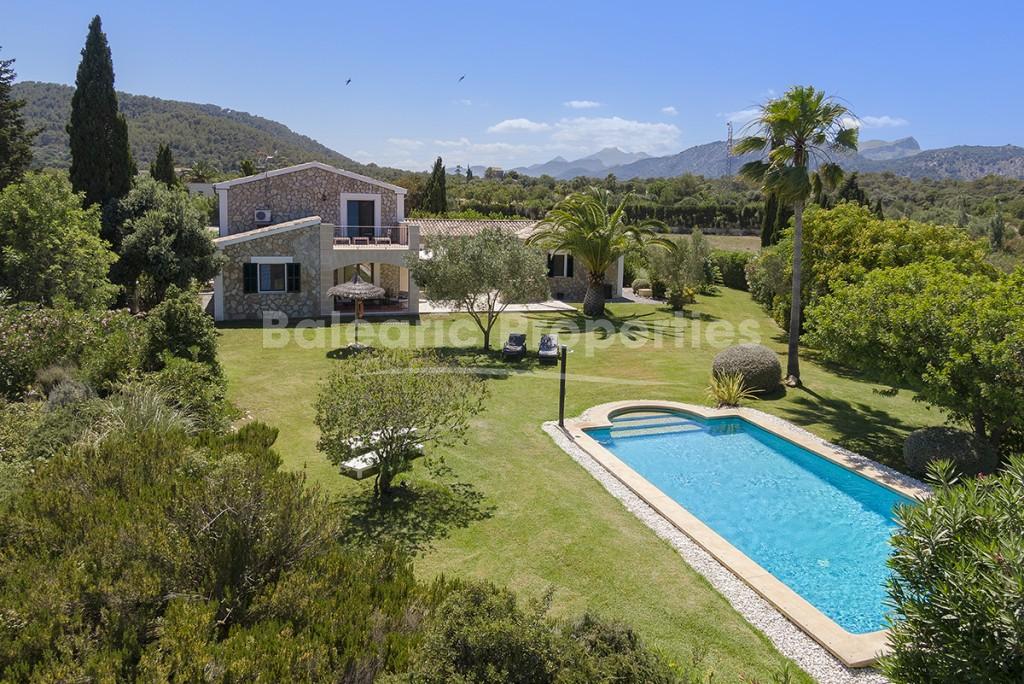 Fantastic country house for sale between Alcudia and Pollensa, Mallorca 