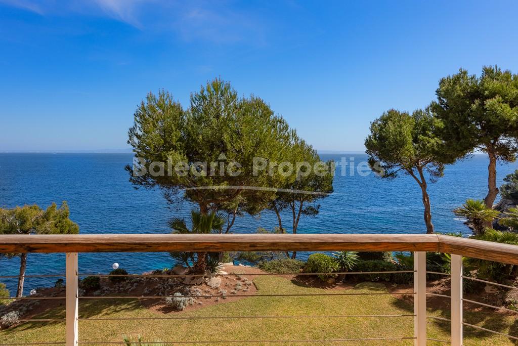 Apartment with direct access to the sea for sale in Cala Vinyes, Mallorca