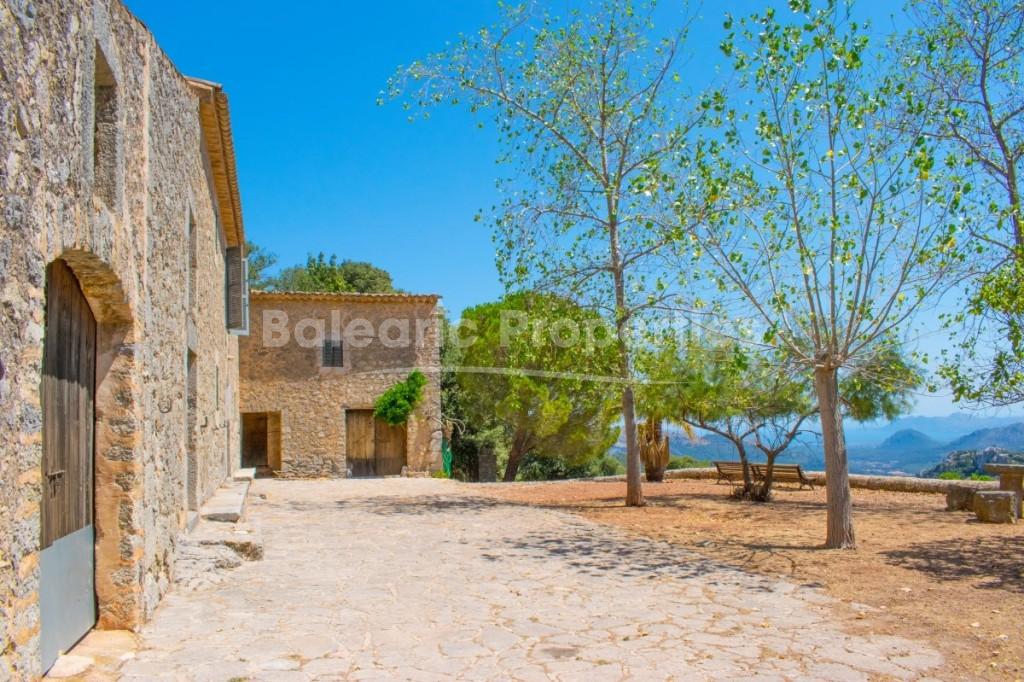 Traditional Mallorcan country estate with sea views for sale in Escorca, Mallorca