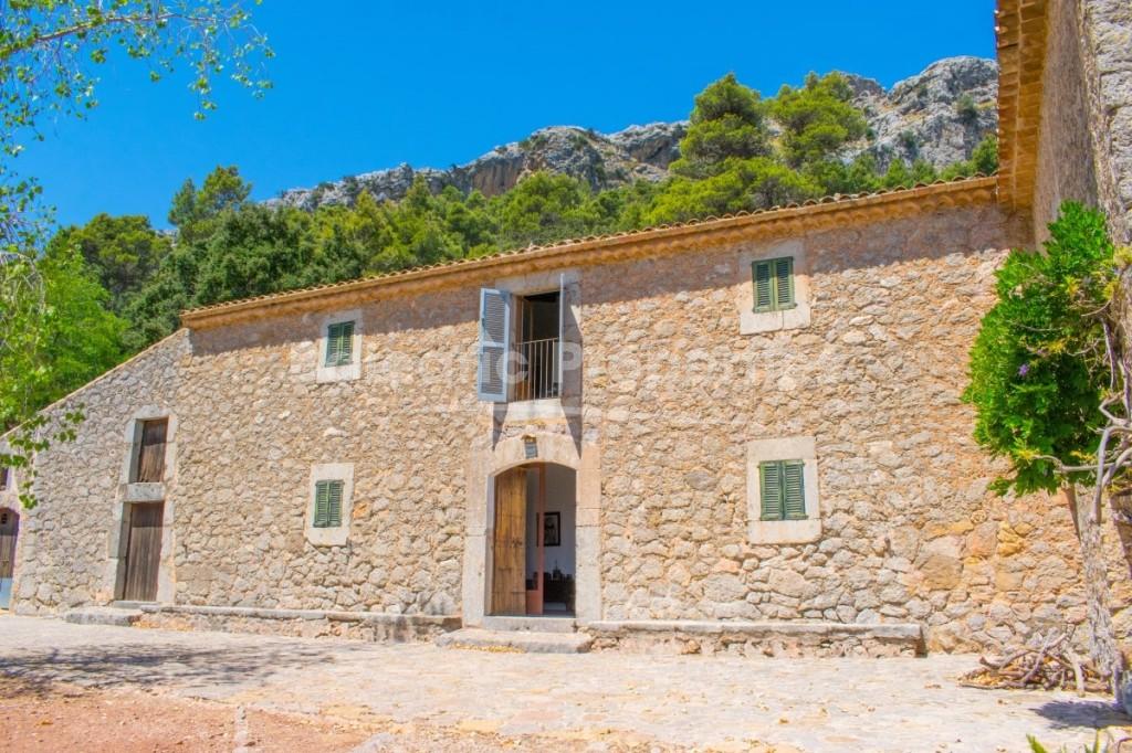 Traditional Mallorcan country estate with sea views for sale in Escorca, Mallorca