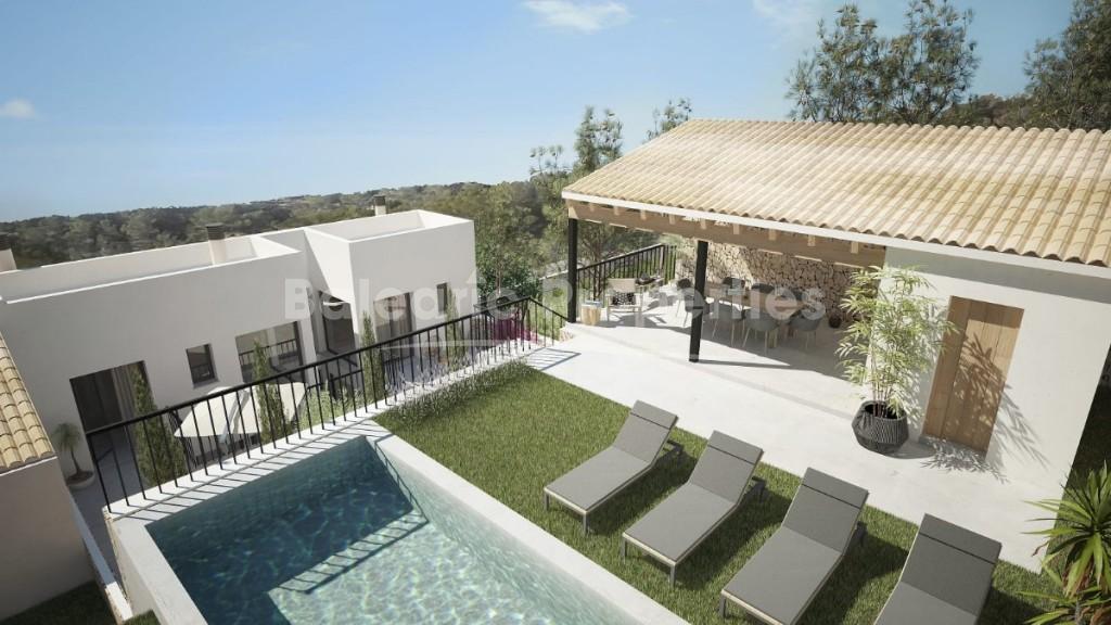 Semi detached project due for completion in 2019 for sale in Alaro, Mallorca