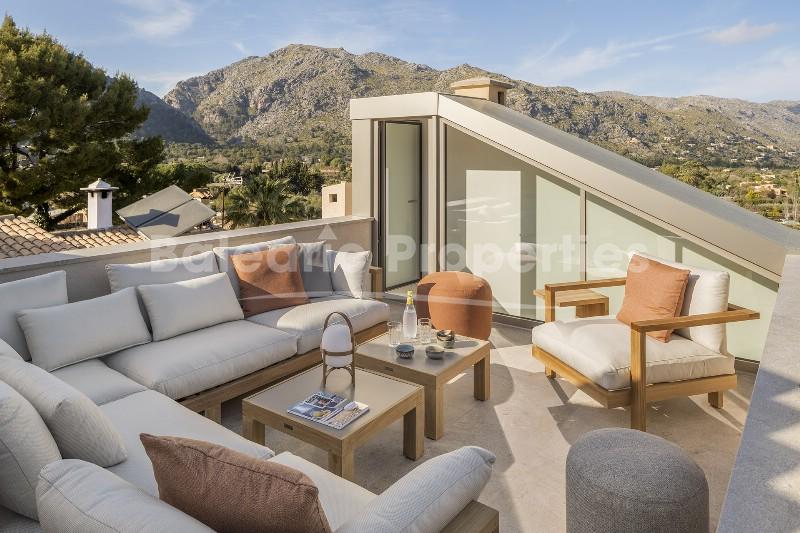 Casa de pueblo de lujo totalmente renovada en venta en el corazón de Pollensa, Mallorca