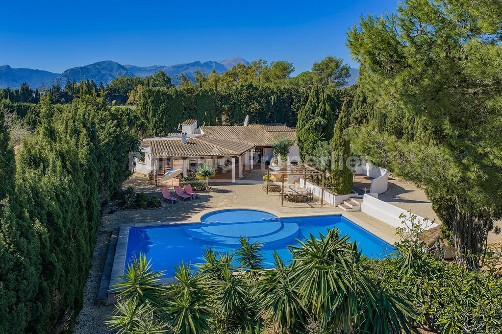 Villa tradicional en venta entre Pollensa y Puerto Pollensa, norte de Mallorca